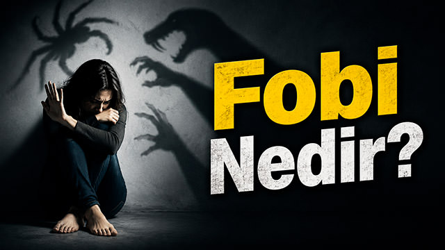 Fobi nedir başlıklı makale için korku ve kaçınma duygusunu temsil eden görsel